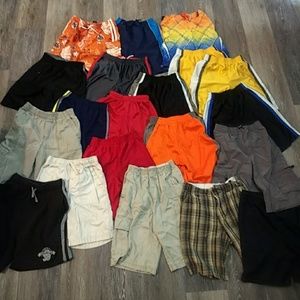 Boys Size 8 Shorts-Lot of 17 shorts/3 Swimsuits